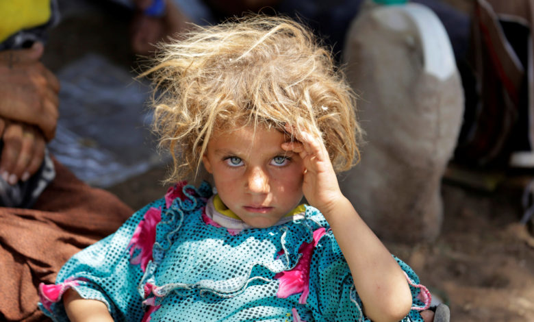 طفلة أيزيدية عراقية