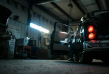 Car garage vehicles illustrative