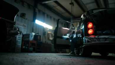 Car garage vehicles illustrative