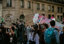 احتجاج طلابي في فرنسا - صورة تعبيرية
