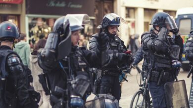 عناصر من الشرطة الفرنسية – صورة توضيحية