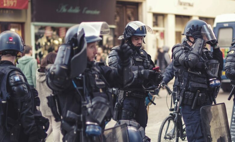 عناصر من الشرطة الفرنسية – صورة توضيحية