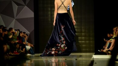 Fashion runway illustrative