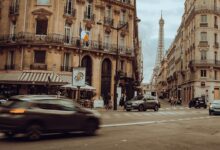 حركة المرور في باريس – صورة توضيحية