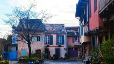 Toulouse residential street France