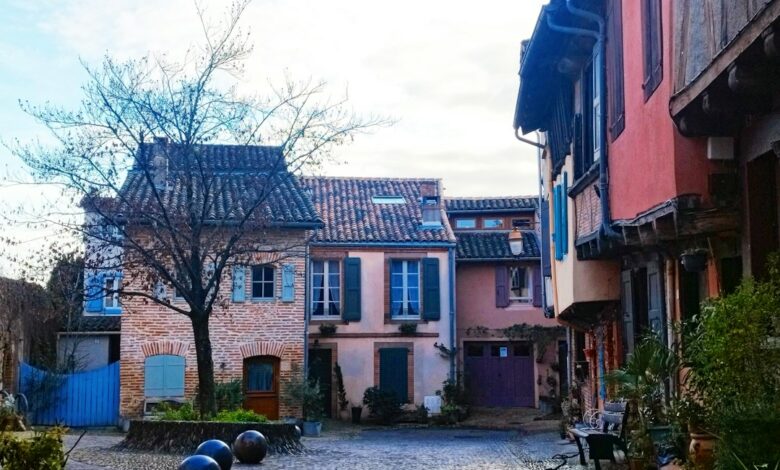 Toulouse residential street France