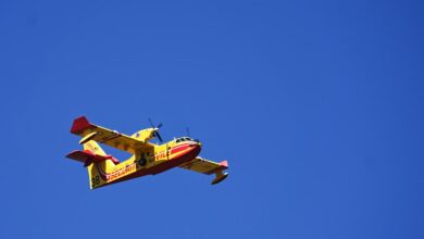 طائرة إطفاء حرائق - صورة أرشيفية