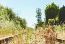 سكة حديد في نورماندي - صورة تعبيرية