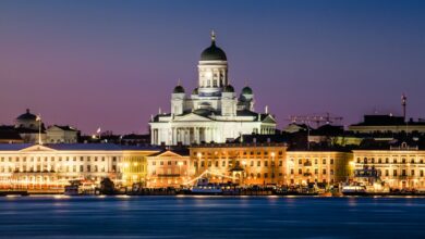 Finland Helsinki government building
