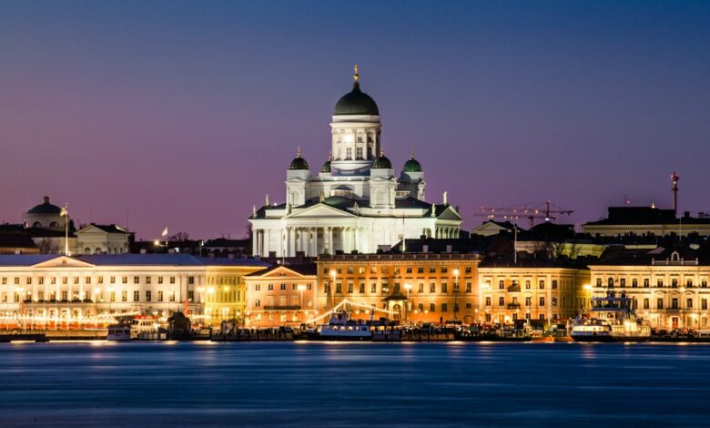 Finland Helsinki government building