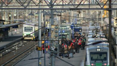 Finland passenger train railway