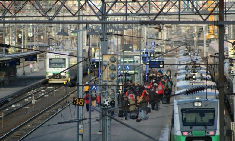 Finland passenger train railway