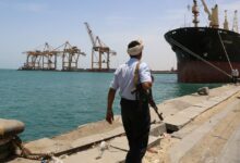 ميناء المخا اليمني على البحر الأحمر قرب مضيق باب المندب