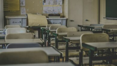 تلاميذ داخل قاعة دراسية - صورة توضيحية لخبر نقابة المعلمين