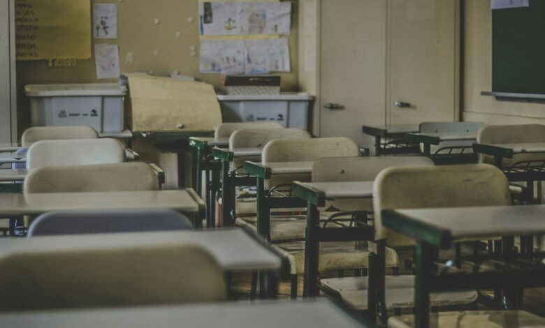 تلاميذ داخل قاعة دراسية - صورة توضيحية لخبر نقابة المعلمين