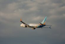 طائرة تابعة لشركة Flydubai