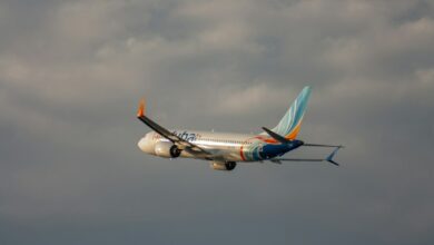 طائرة تابعة لشركة Flydubai