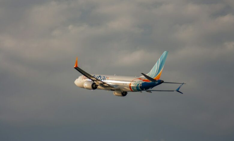 طائرة تابعة لشركة Flydubai