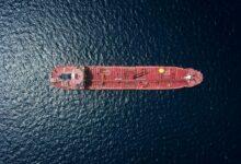 Oil tanker at sea illustrating Iraq crude shipment through the Strait of Hormuz