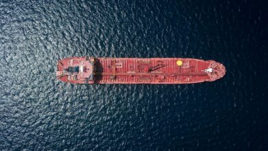 Oil tanker at sea illustrating Iraq crude shipment through the Strait of Hormuz