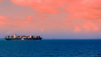 Oil tanker at sea illustrating Saudi export routes between Hormuz and Bab al-Mandeb