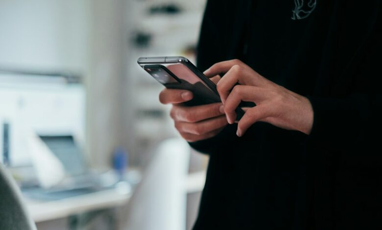 Finland SMS scam prevention - illustrative smartphone photo