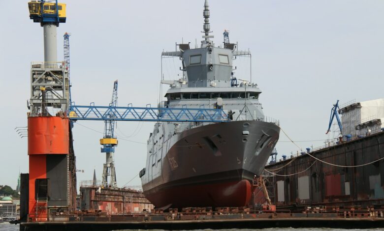 Shipbuilding and maritime industry - illustrative photograph